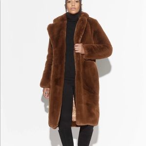 Brand new Apparis Siena faux fur coat